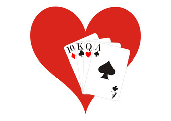Pokern mit Herz