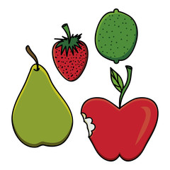 fruits drawing