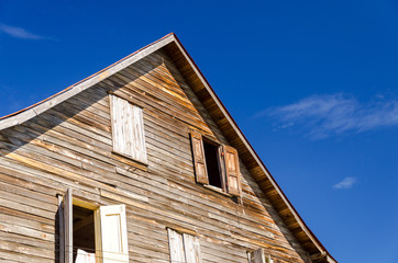 Old Weathered Wooden Building