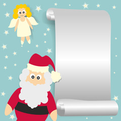 Weihnachten - Wunschzettel, Weihnachtsmann und Christkind