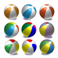 Colourful Beach Balls
