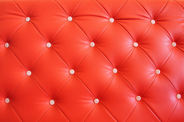 Orange Leather Upholstery Background