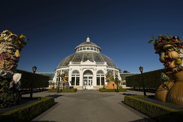 Greenhouse with Arcimboldo figures