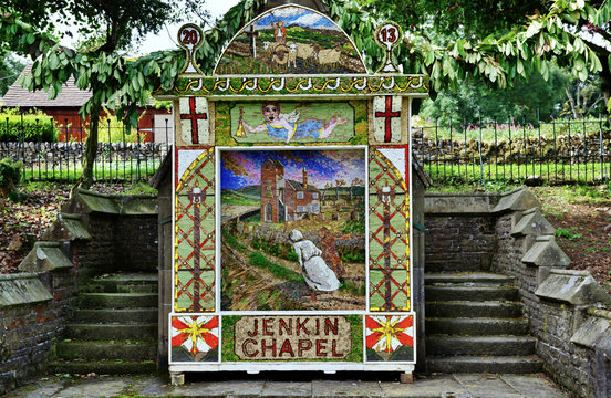 Jenkin Chapel Well Dressing, Derbyshire