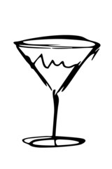 Cocktailglas - Silhouette