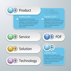 Infographics Web Banner & Label Design
