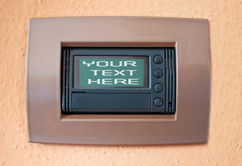 display and wall