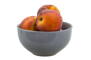 Bright ripe peaches