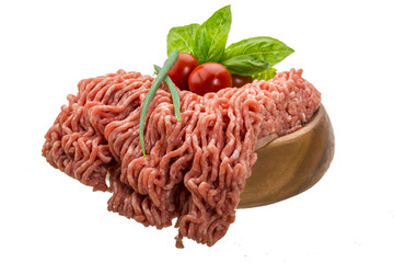 Stuffed raw meat