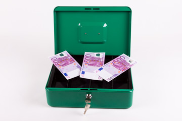 Geldreserve in der Kasse
