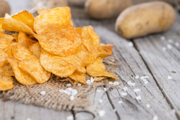 Heap of Paprika Potato Chips