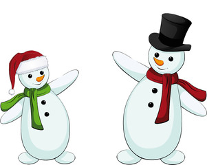 Schneemänner Set