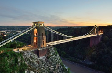 Clifton suspension bridge - obrazy, fototapety, plakaty