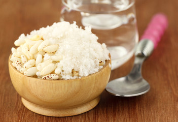 Puffed rice with coconut