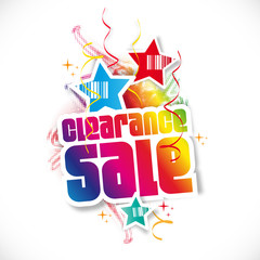 Clearance sale