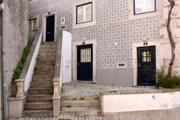 Fototapeta na wymiar House in Lisbon Portugal