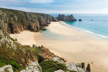 Pedn Vounder Beach Cornwall England