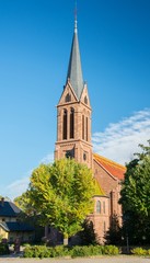 Fototapeta na wymiar Eglise protestante à Saverne, Alsace