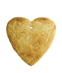 heart shape xmas spice cake