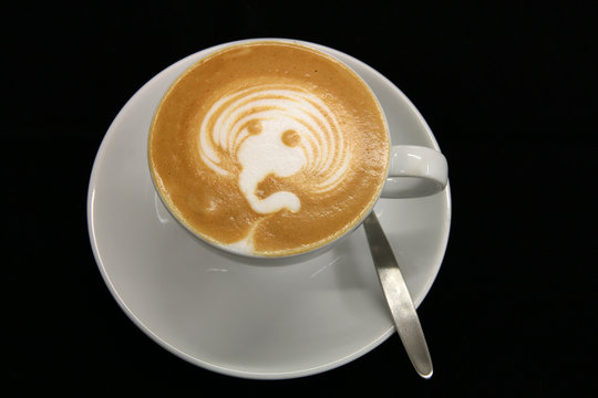 Latte Art - Elefant