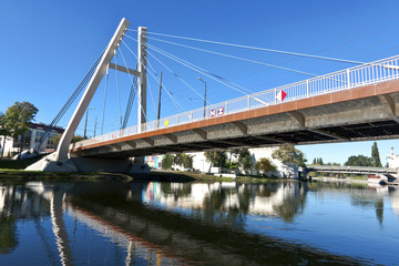 Jagiello Bridge in Bydgoszcz - Brda River