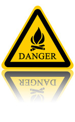 Obraz premium fire sign