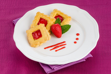 Strawberry  cookies