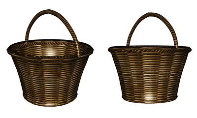 Obraz premium 3d empty basket