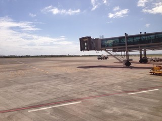 Fototapeta na wymiar Aeroport ile Maurice