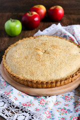 An apple pie