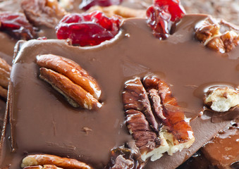 Broken chocolate