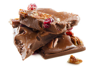 Broken chocolate