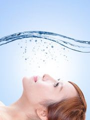 Obraz premium beauty skin care concept