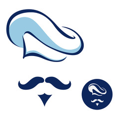 Chef with moustache icon