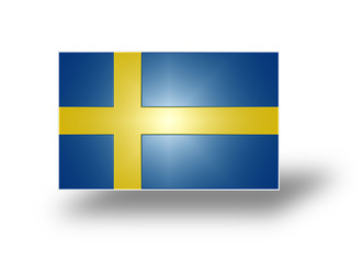 Flag of Sweden (stylized I).