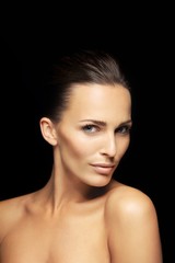 Fototapeta premium Beautiful woman with flawless skin