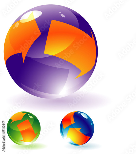 "Transparent vector spheres" Stock image and royalty-free vector files