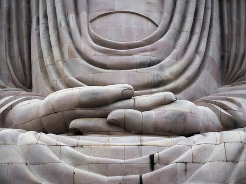 The Great Buddha Statue of Bodhgaya, India