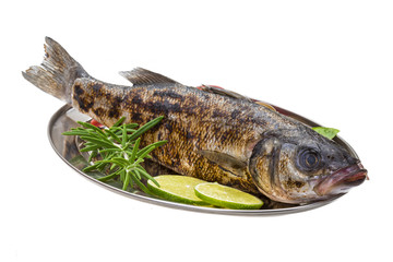 Roasted seabass