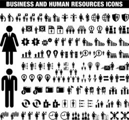 Business and Human Resources icons