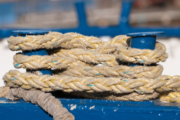 Seil, Detail an einem Schiff