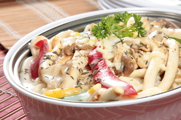 mushroom risotto