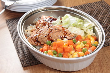 baked pork risotto