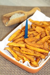 frites de patates douces