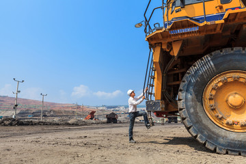 Big Truck and Worker