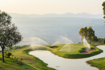 Golf  Course in Open Pit