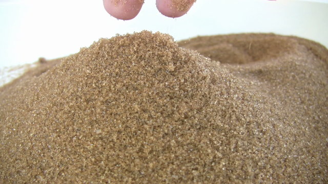 Brown sugar close up