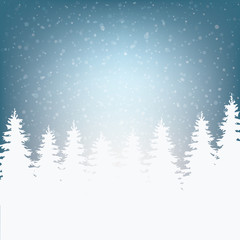 winter snowy background