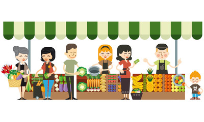 Primeur au march&eacute;