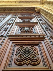 door of the cathedral of st Maria del fiore